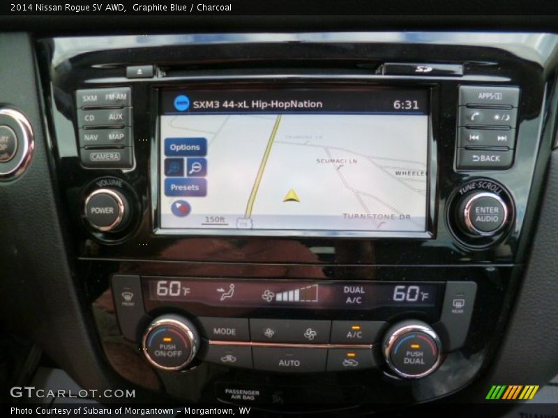 Graphite Blue / Charcoal 2014 Nissan Rogue SV AWD