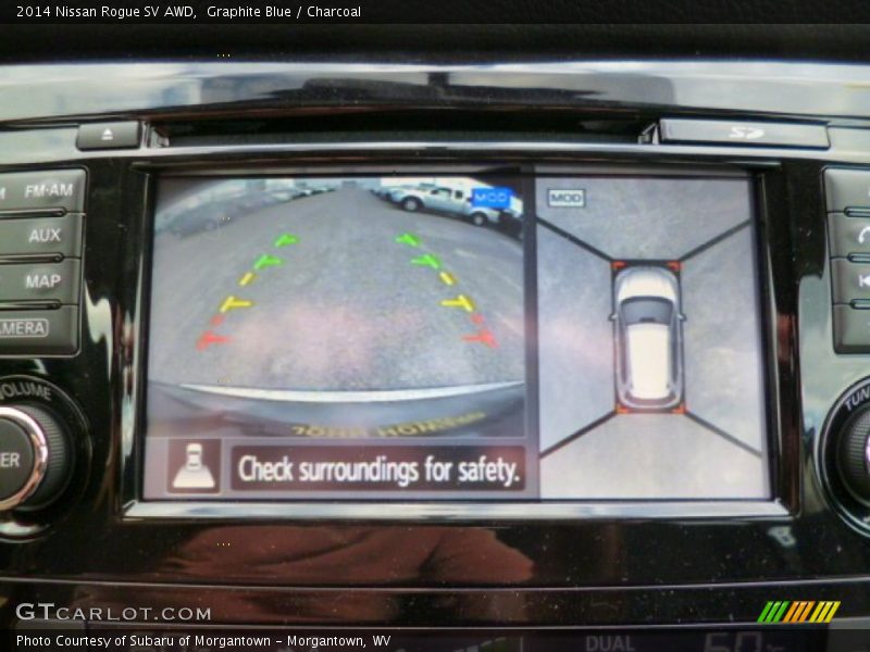 Graphite Blue / Charcoal 2014 Nissan Rogue SV AWD