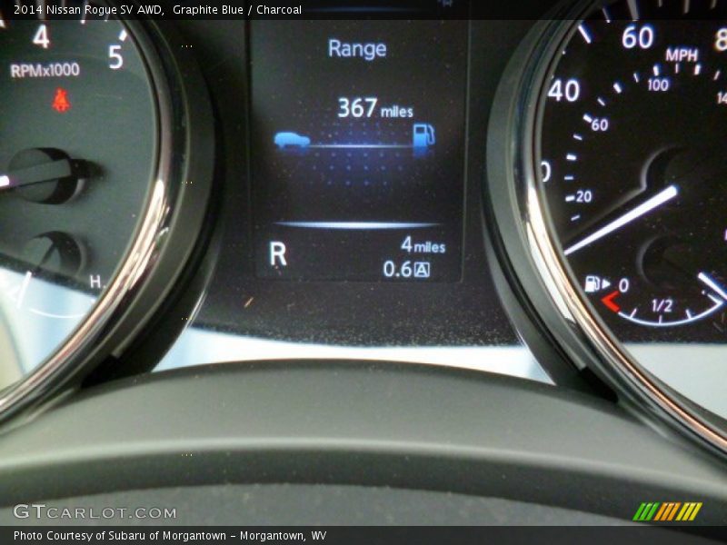Graphite Blue / Charcoal 2014 Nissan Rogue SV AWD