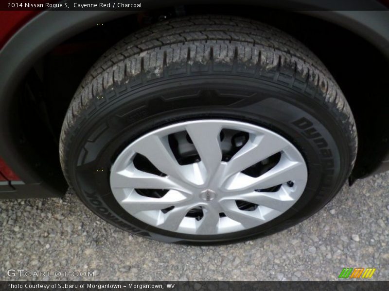 Cayenne Red / Charcoal 2014 Nissan Rogue S