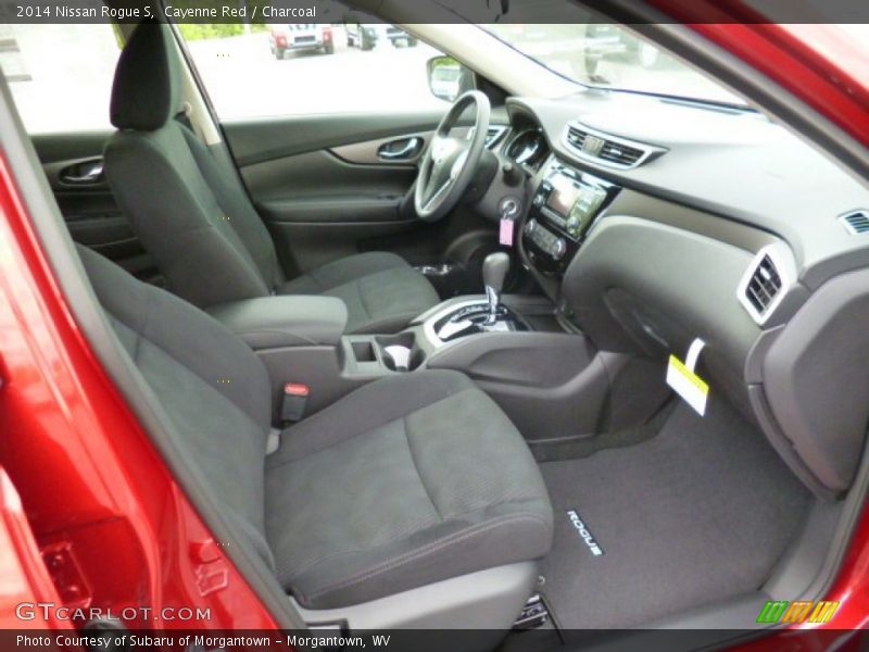 Cayenne Red / Charcoal 2014 Nissan Rogue S