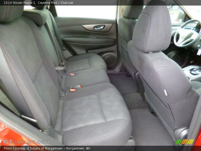 Cayenne Red / Charcoal 2014 Nissan Rogue S