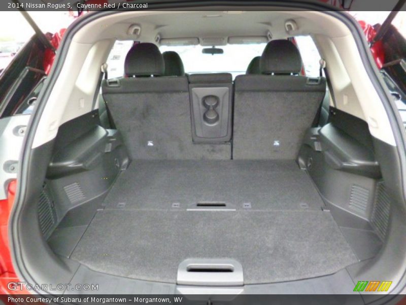 Cayenne Red / Charcoal 2014 Nissan Rogue S
