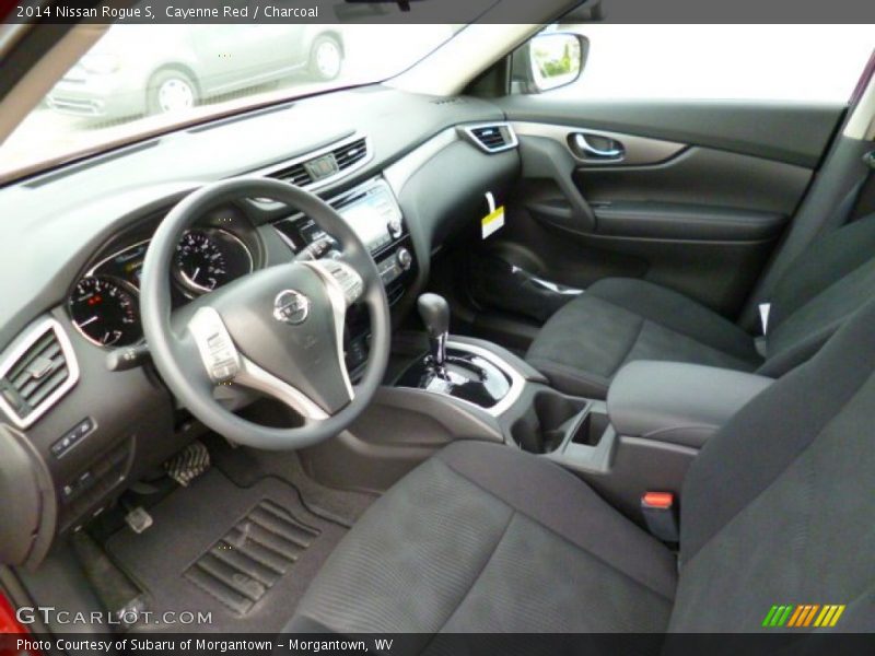 Cayenne Red / Charcoal 2014 Nissan Rogue S