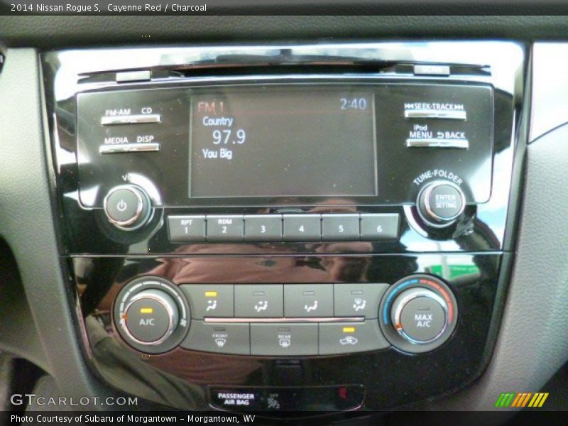 Cayenne Red / Charcoal 2014 Nissan Rogue S