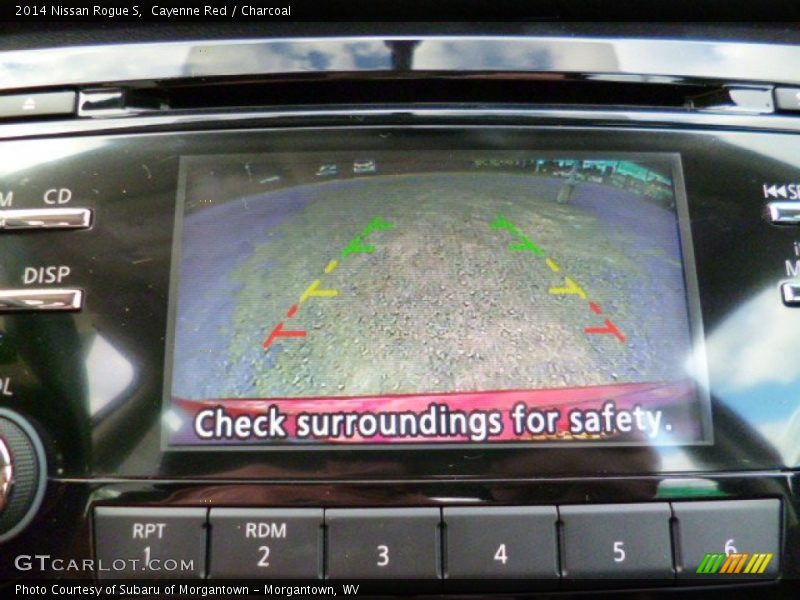 Cayenne Red / Charcoal 2014 Nissan Rogue S