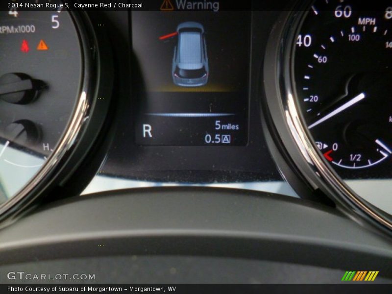 Cayenne Red / Charcoal 2014 Nissan Rogue S
