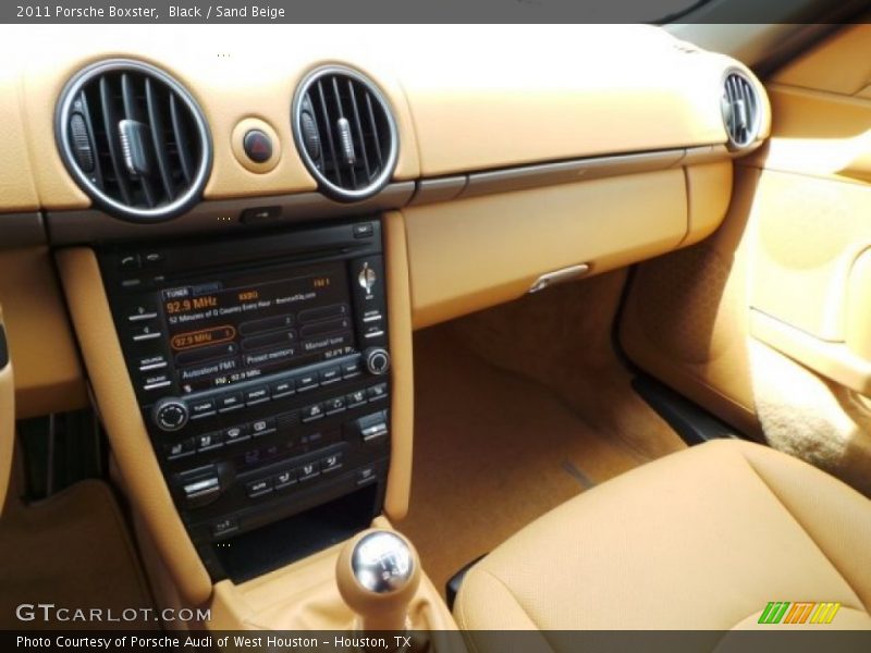 Black / Sand Beige 2011 Porsche Boxster