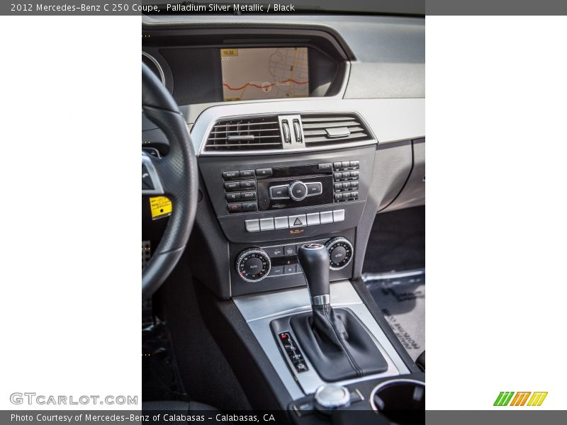 Palladium Silver Metallic / Black 2012 Mercedes-Benz C 250 Coupe