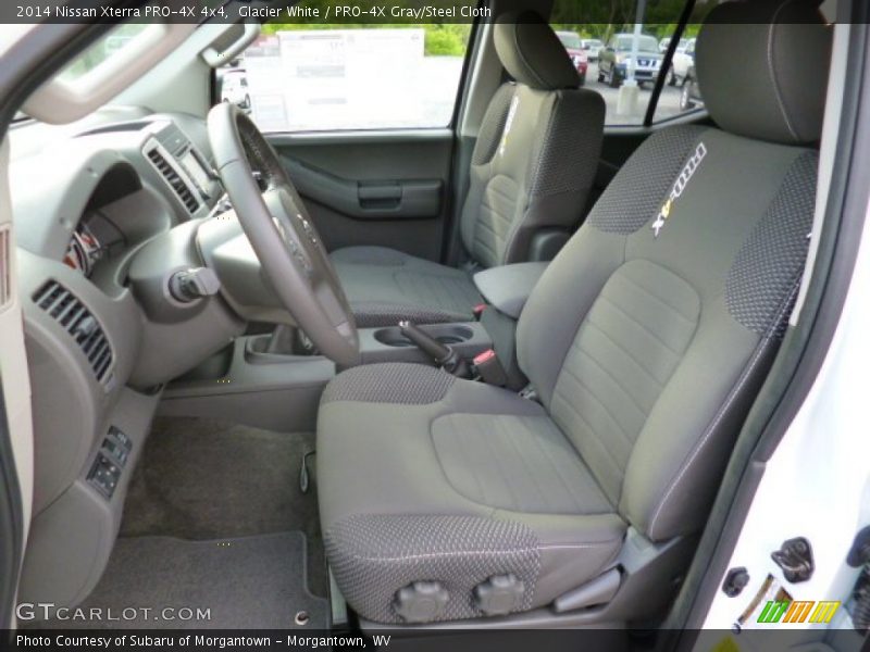 Front Seat of 2014 Xterra PRO-4X 4x4