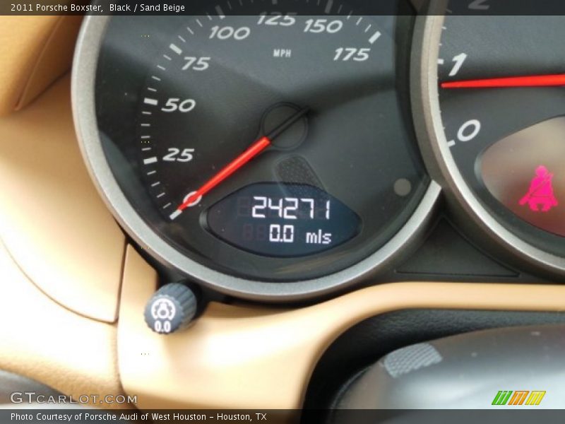 Black / Sand Beige 2011 Porsche Boxster