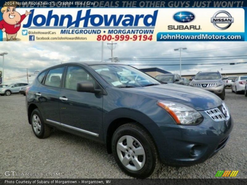 Graphite Blue / Gray 2014 Nissan Rogue Select S