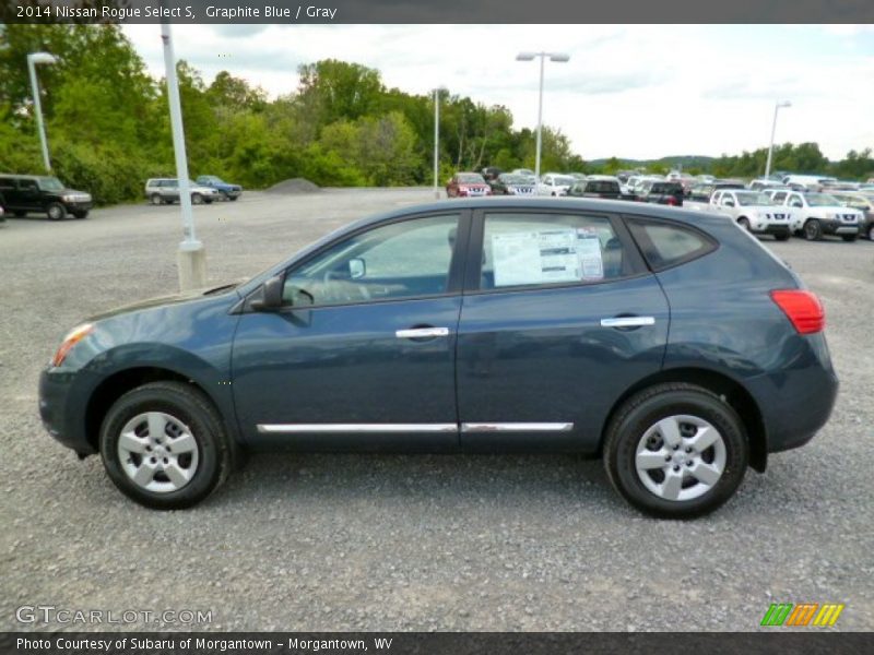 Graphite Blue / Gray 2014 Nissan Rogue Select S