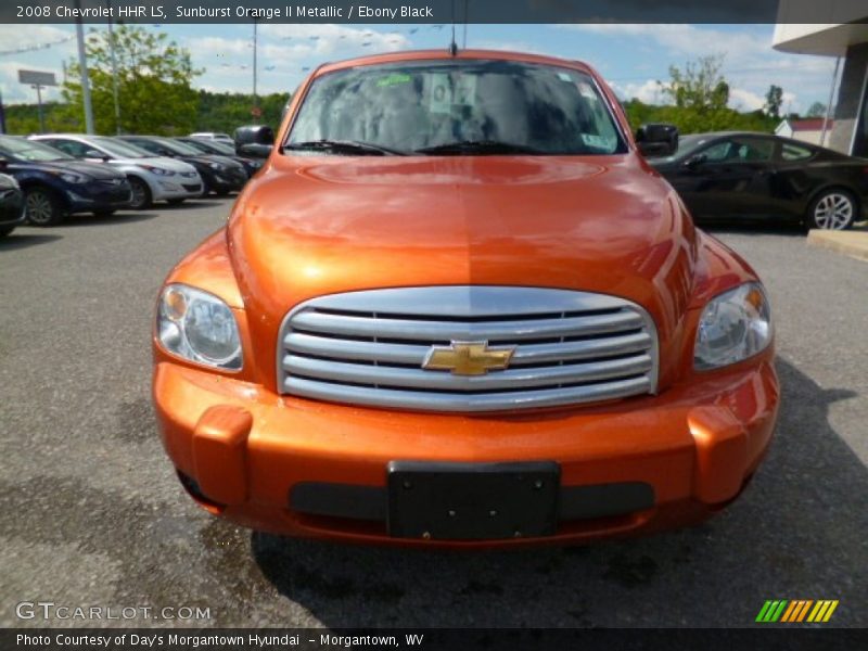 Sunburst Orange II Metallic / Ebony Black 2008 Chevrolet HHR LS