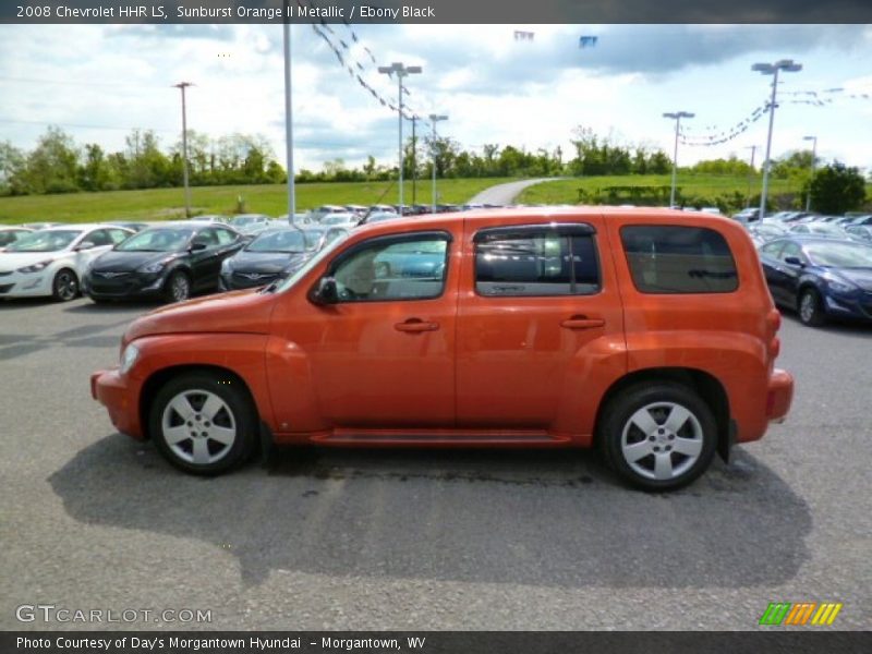 Sunburst Orange II Metallic / Ebony Black 2008 Chevrolet HHR LS
