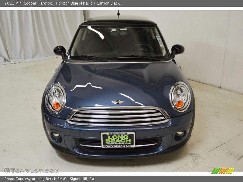 Horizon Blue Metallic / Carbon Black 2011 Mini Cooper Hardtop