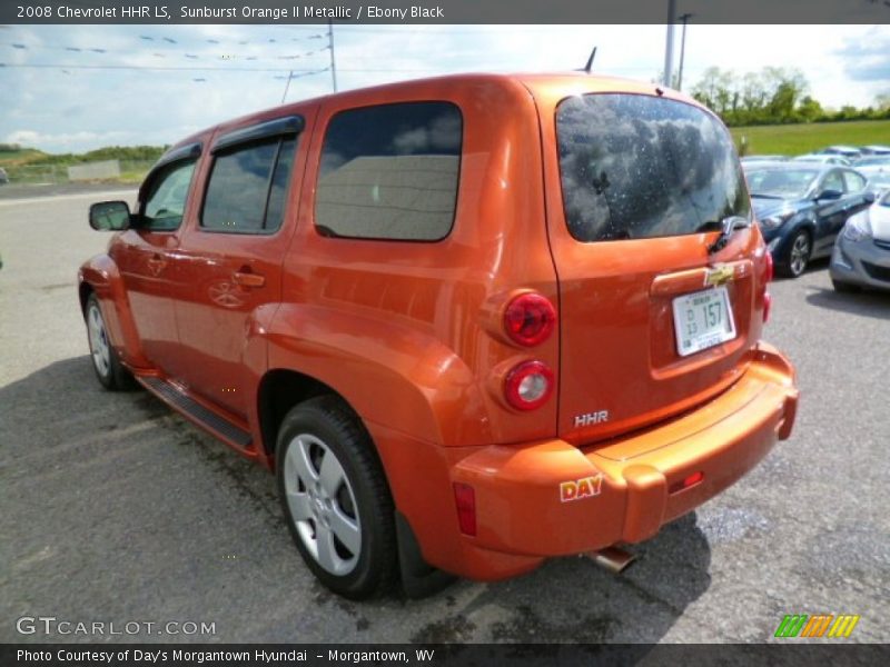 Sunburst Orange II Metallic / Ebony Black 2008 Chevrolet HHR LS