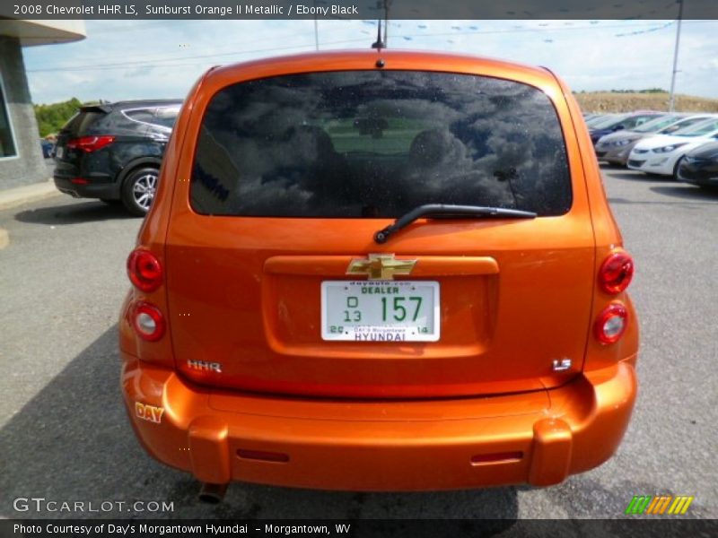 Sunburst Orange II Metallic / Ebony Black 2008 Chevrolet HHR LS