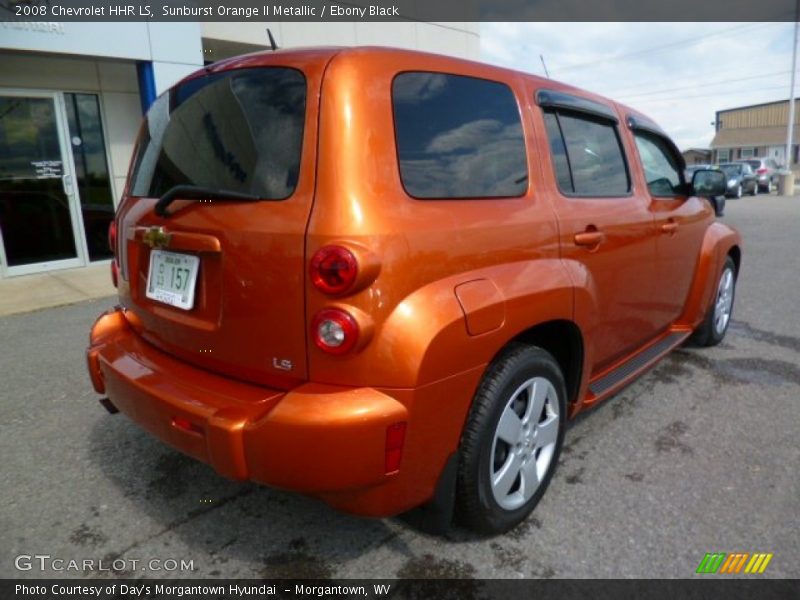 Sunburst Orange II Metallic / Ebony Black 2008 Chevrolet HHR LS