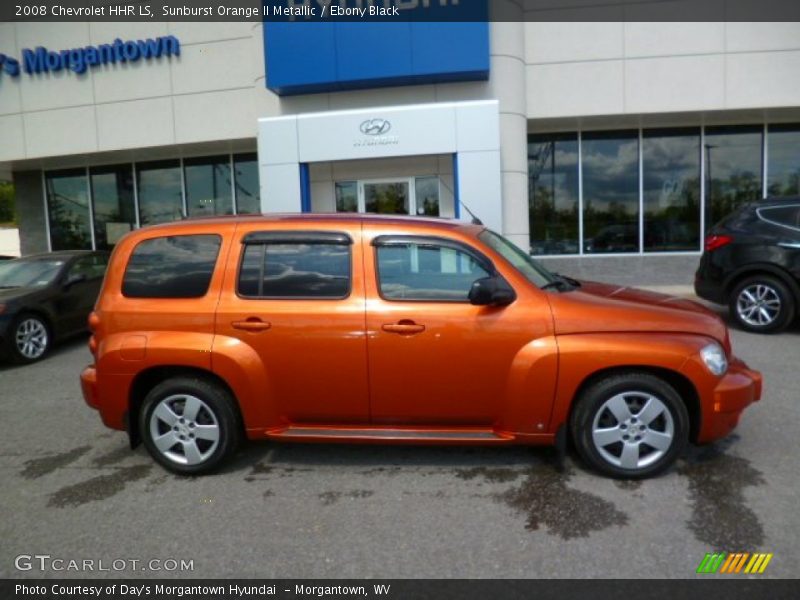 Sunburst Orange II Metallic / Ebony Black 2008 Chevrolet HHR LS