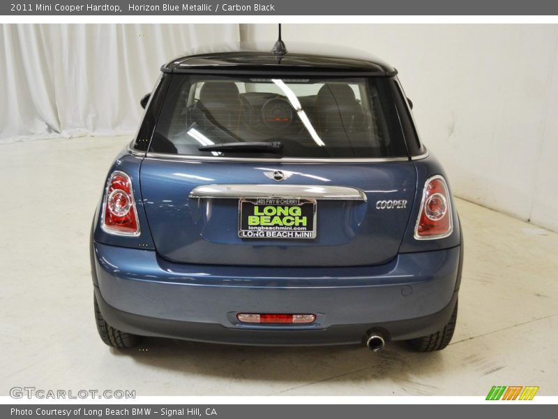 Horizon Blue Metallic / Carbon Black 2011 Mini Cooper Hardtop