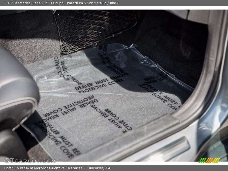 Palladium Silver Metallic / Black 2012 Mercedes-Benz C 250 Coupe