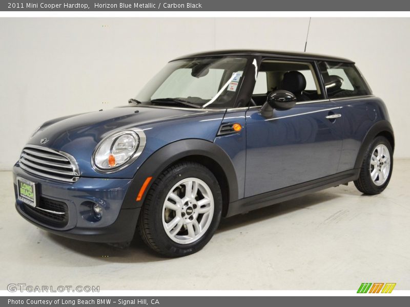 Horizon Blue Metallic / Carbon Black 2011 Mini Cooper Hardtop