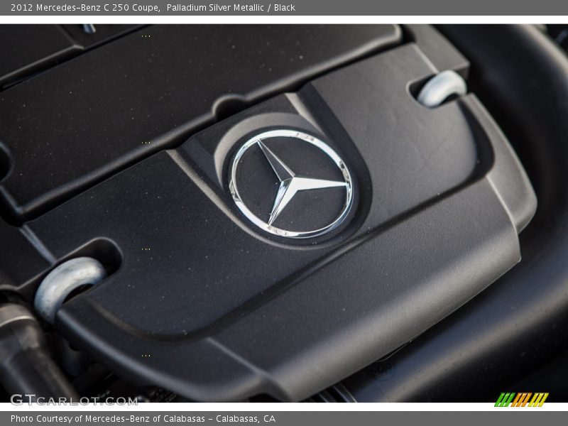 Palladium Silver Metallic / Black 2012 Mercedes-Benz C 250 Coupe