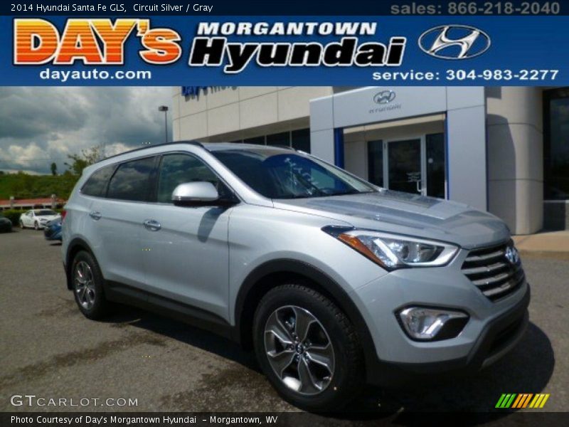 Circuit Silver / Gray 2014 Hyundai Santa Fe GLS