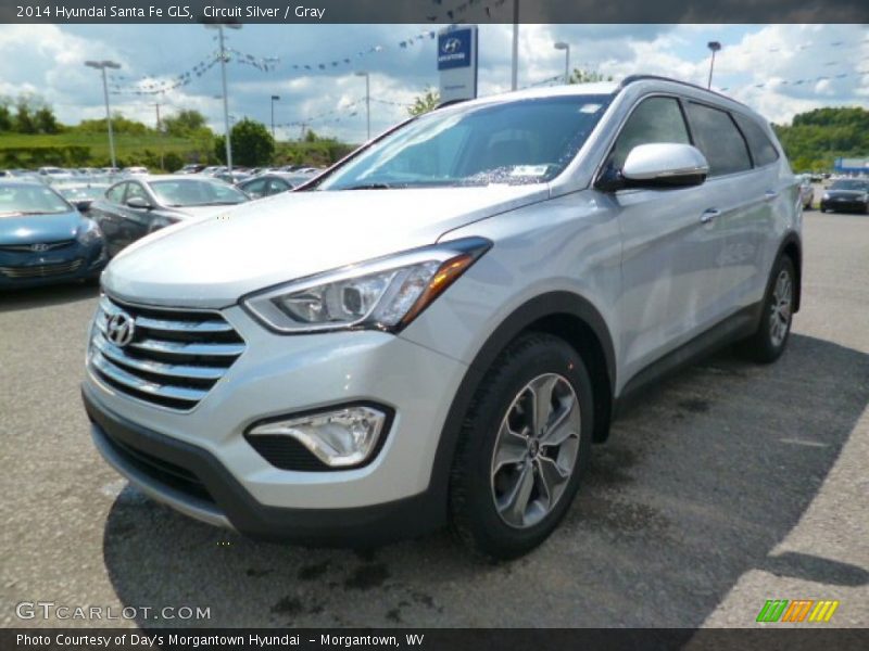 Front 3/4 View of 2014 Santa Fe GLS