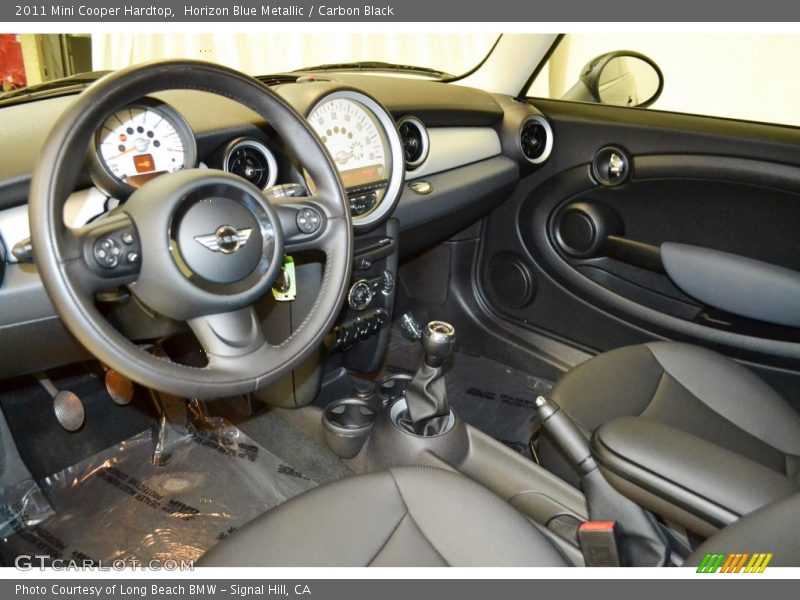 Horizon Blue Metallic / Carbon Black 2011 Mini Cooper Hardtop