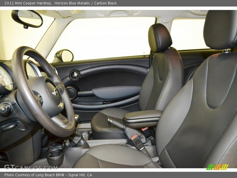 Horizon Blue Metallic / Carbon Black 2011 Mini Cooper Hardtop