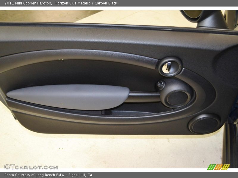 Horizon Blue Metallic / Carbon Black 2011 Mini Cooper Hardtop