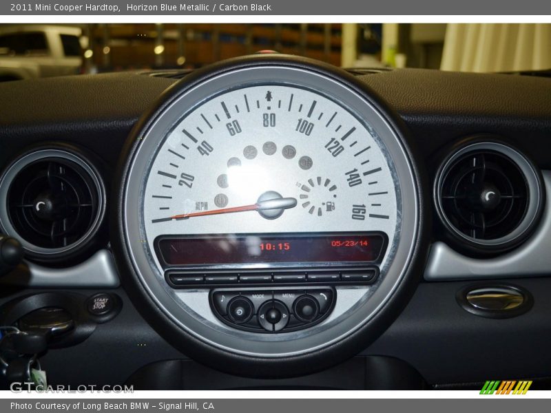 Horizon Blue Metallic / Carbon Black 2011 Mini Cooper Hardtop