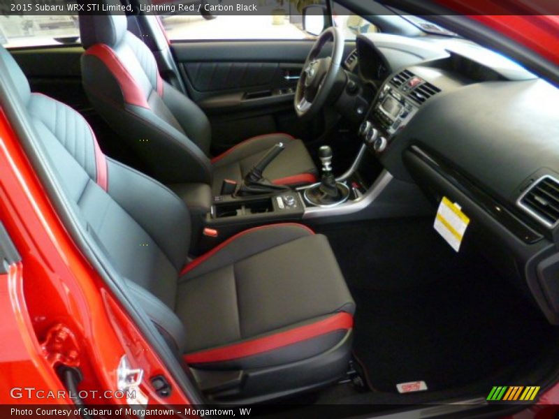  2015 WRX STI Limited Carbon Black Interior