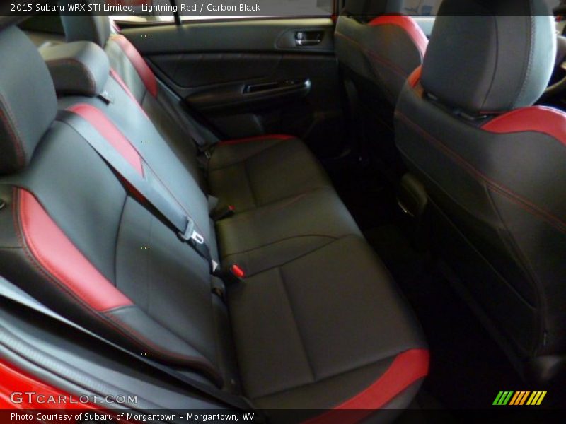 Rear Seat of 2015 WRX STI Limited