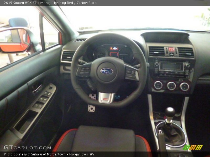 Dashboard of 2015 WRX STI Limited