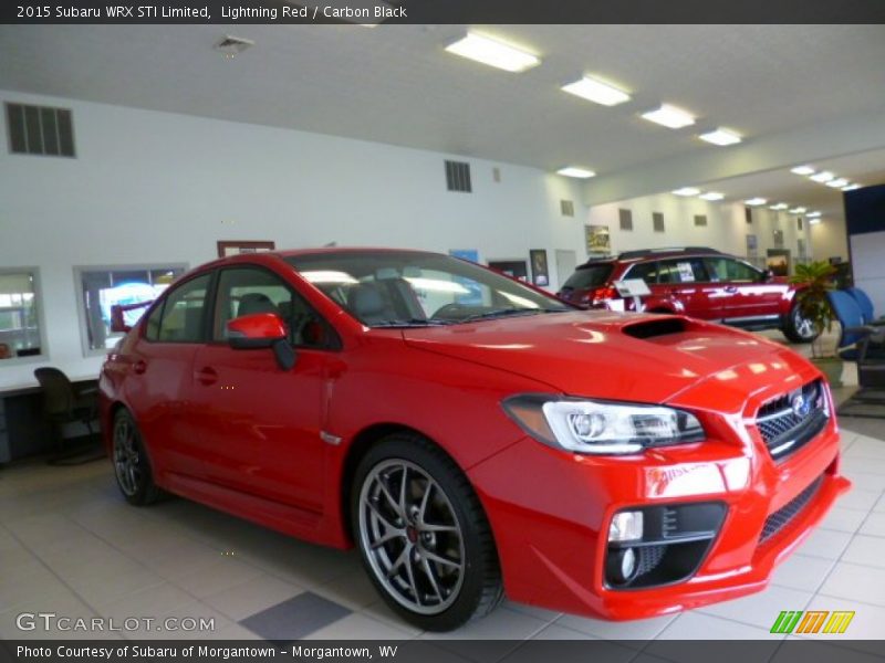 Front 3/4 View of 2015 WRX STI Limited