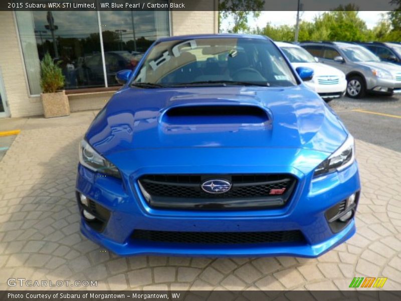 WR Blue Pearl / Carbon Black 2015 Subaru WRX STI Limited