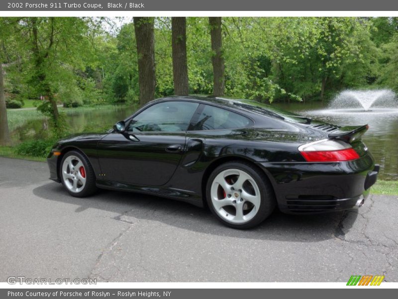 Black / Black 2002 Porsche 911 Turbo Coupe