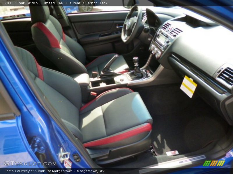 Front Seat of 2015 WRX STI Limited