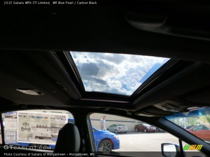 WR Blue Pearl / Carbon Black 2015 Subaru WRX STI Limited