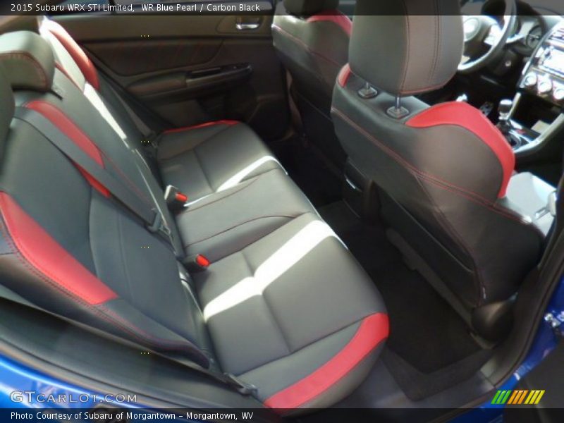 Rear Seat of 2015 WRX STI Limited