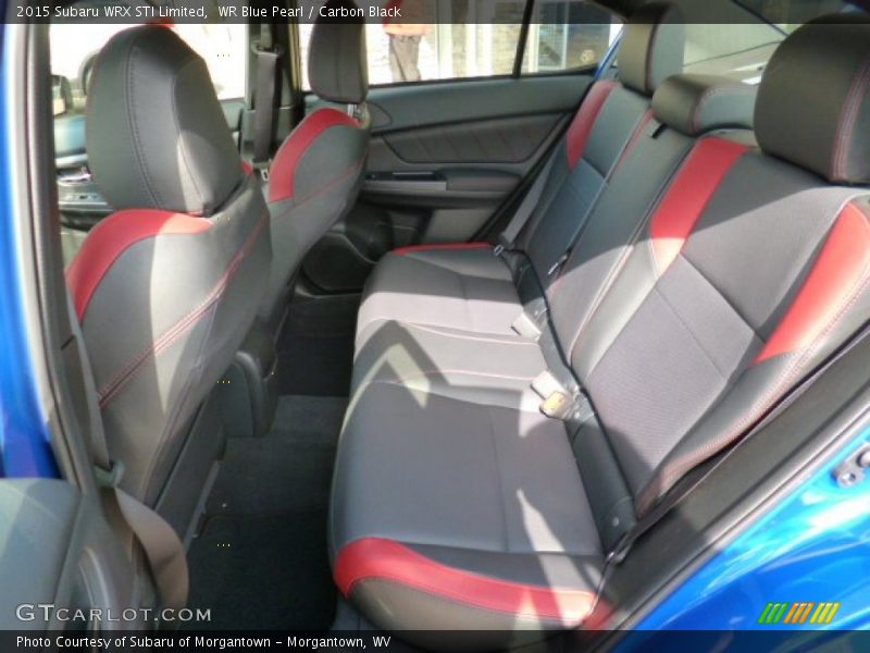 Rear Seat of 2015 WRX STI Limited