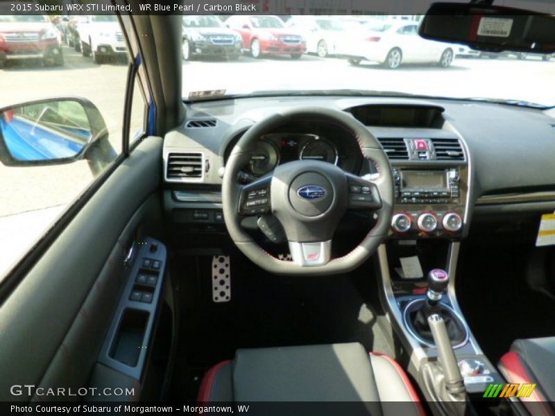 Dashboard of 2015 WRX STI Limited