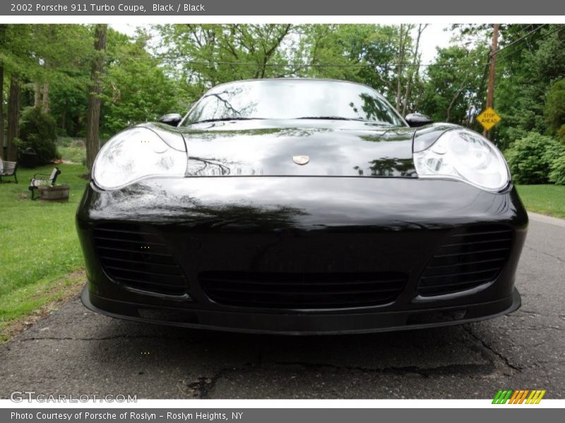 Black / Black 2002 Porsche 911 Turbo Coupe