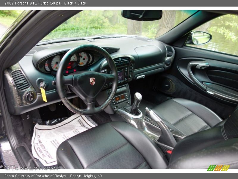  2002 911 Turbo Coupe Black Interior