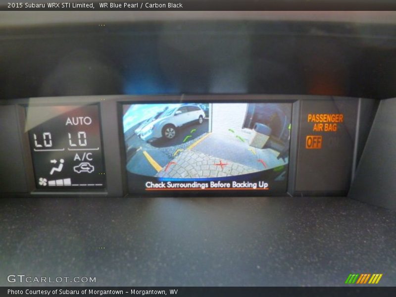 Controls of 2015 WRX STI Limited