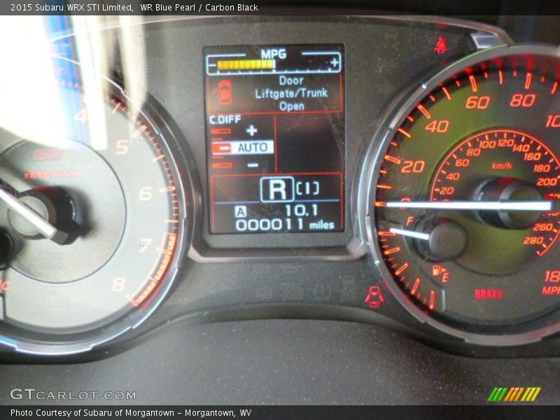  2015 WRX STI Limited STI Limited Gauges