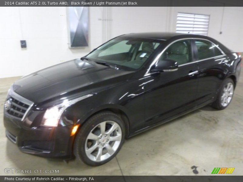 Black Raven / Light Platinum/Jet Black 2014 Cadillac ATS 2.0L Turbo AWD